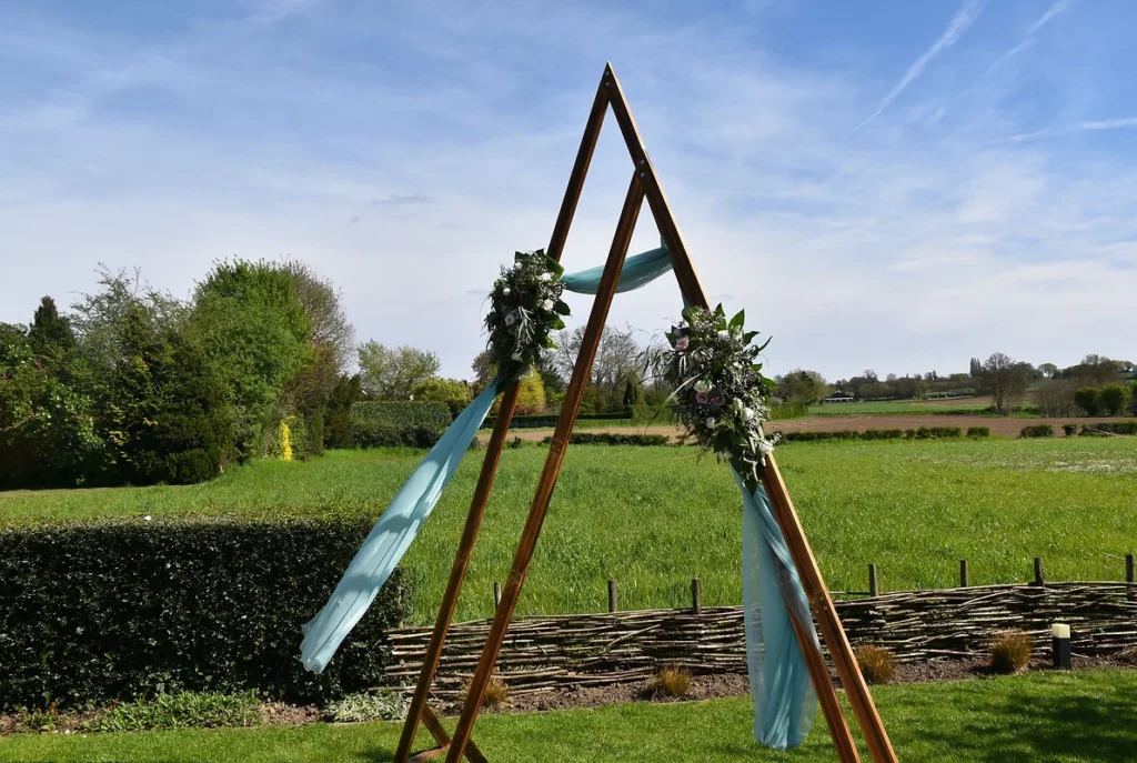 Doeken ceremonieboog