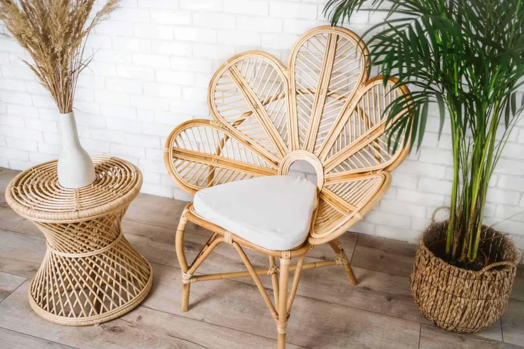 Ceremonie stoelen bloem